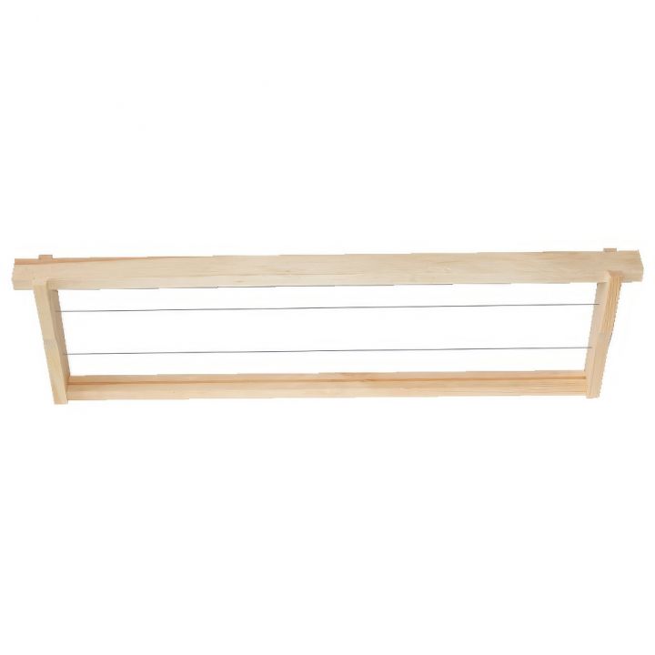 Rámek Langstroth 1/2 - 137 - Hoffman, vypletený, s zděřemi, s drážkou 1 ks