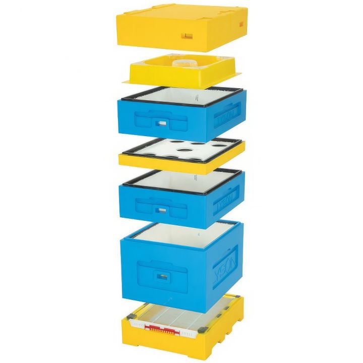 ul-dadant-s-dnem-varroa-lakovany-2.jpg_1 Úl Dadant Blatt, s krmítkem 7,5 l, lakovaný - PREMIUM 10 R