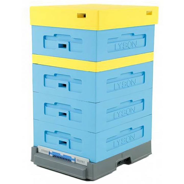 ul-dadant-s-vysokym-plastovym-dnem-varroa-lakovany2.jpg_1 Úl Dadant Blatt ½ s vysokým plastovým dnem Varroa, lakovaný 10 R