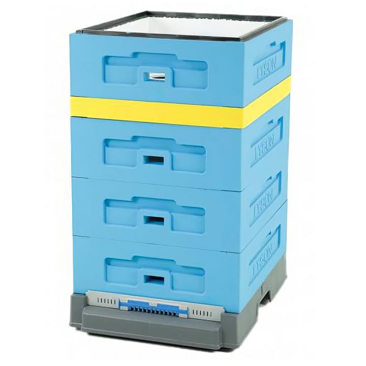 ul-dadant-s-vysokym-plastovym-dnem-varroa-lakovany3.jpg_1 Úl Dadant Blatt ½ s vysokým plastovým dnem Varroa, lakovaný 10 R