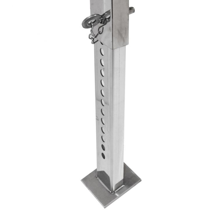 Nerezový stojan pod úly 23,5 - 56,5 cm - 1 ks