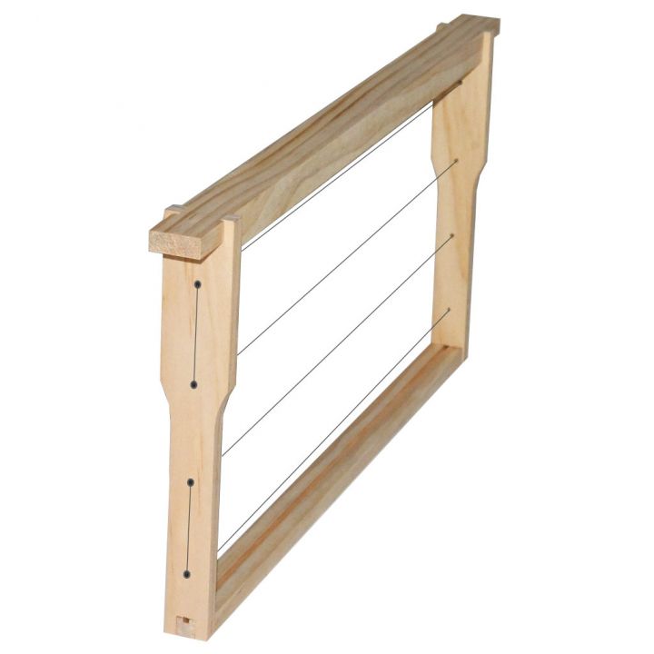 Rámek vypletený Zander 220 mm upravený, boky Hoffmann