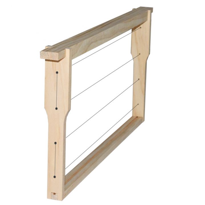 Rámek vypletený Zander 220 mm upravený, boky Hoffmann