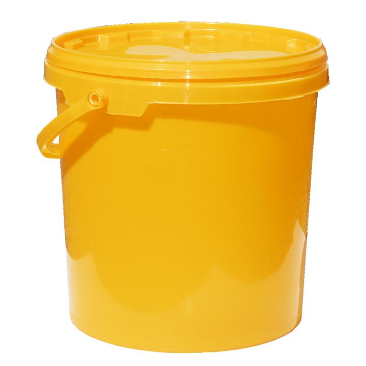 Nádoba na med plast 14 kg žlutá