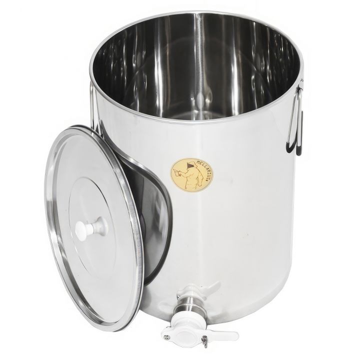 0806-minima-plast-50kg-03.jpg_1 Stáčecí nádoba Mellarius MiniLine 50 kg - plast kohout