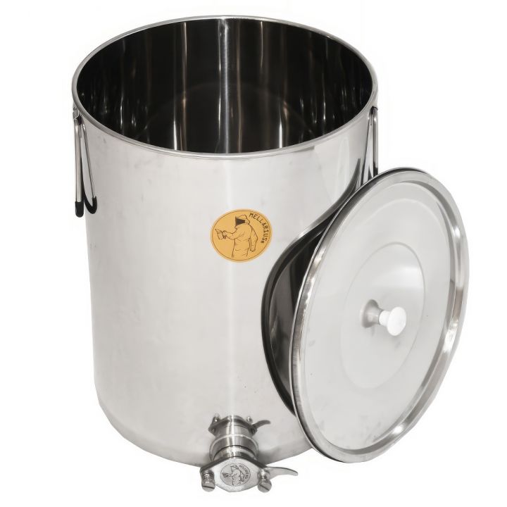 Stáčecí nádoba Mellarius MiniLine 50 kg - nerez kohout