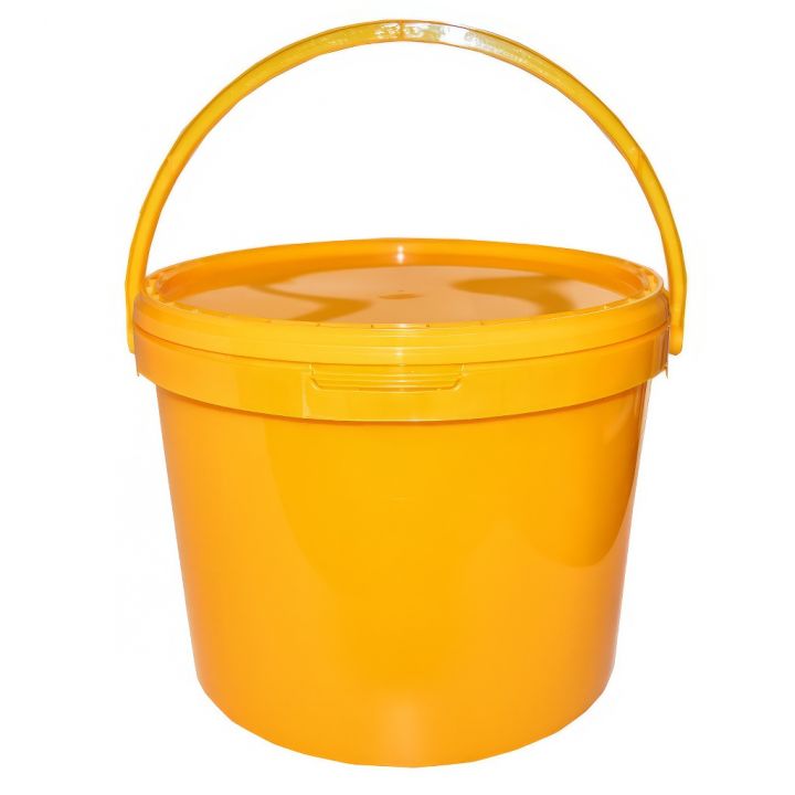 Nádoba na med plast 15 kg žlutá