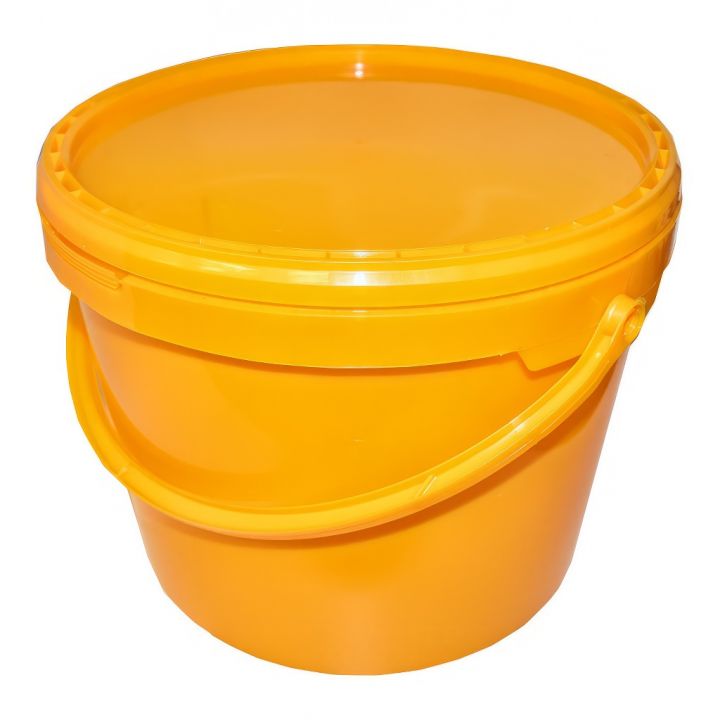 Nádoba na med plast 15 kg žlutá