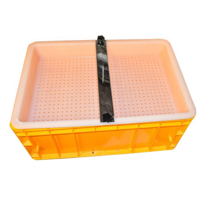 Talíř na odvíčkování s trnem Mellarius - plast vana - nerez