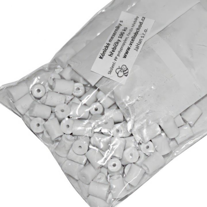 Mezerníky s hřeb. - kónické - 100 ks barevné