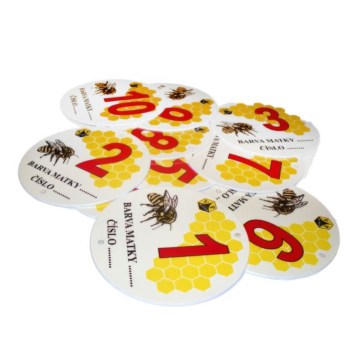 Čísla na včelí úly - 10ks