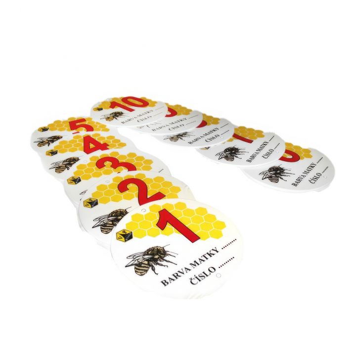 Čísla na včelí úly - 10ks