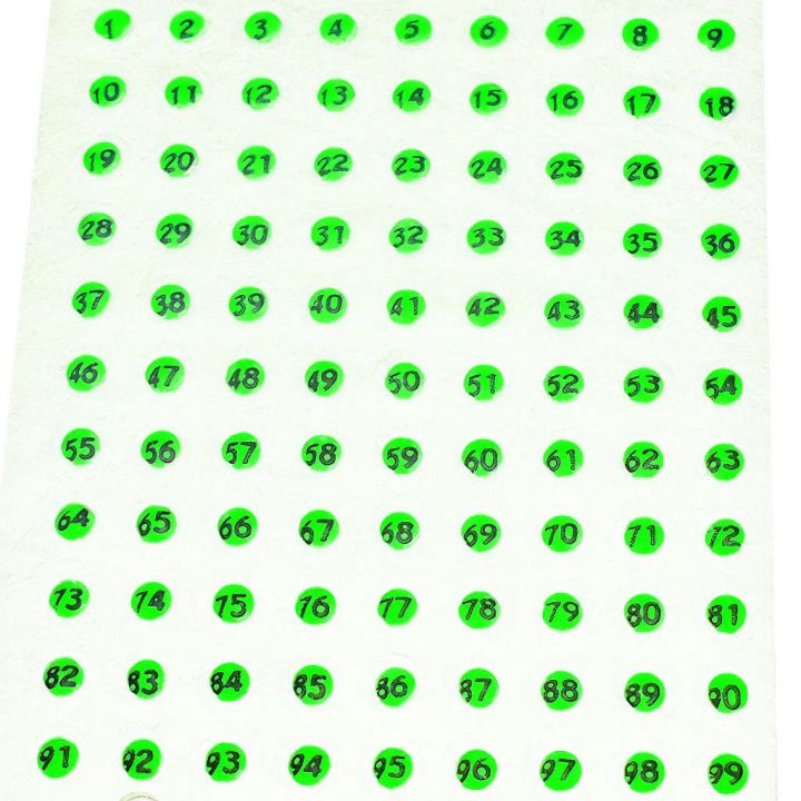 opalit-zelene.jpg_1 Opalitové značky - 1-99 různé barvy