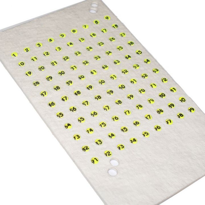 Opalitové značky - 1-99 různé barvy