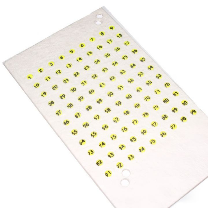 Opalitové značky - 1-99 různé barvy