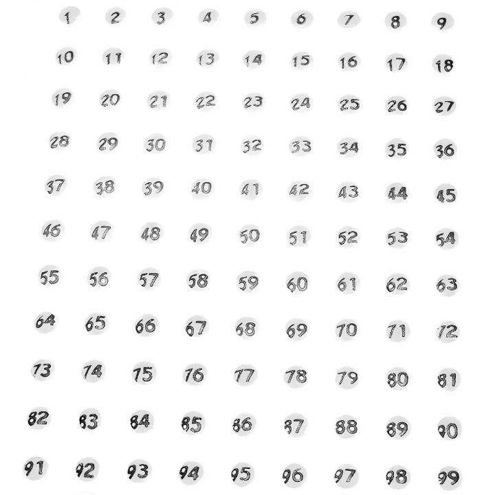 opalit-bile.jpg_1 Opalitové značky - 1-99 různé barvy