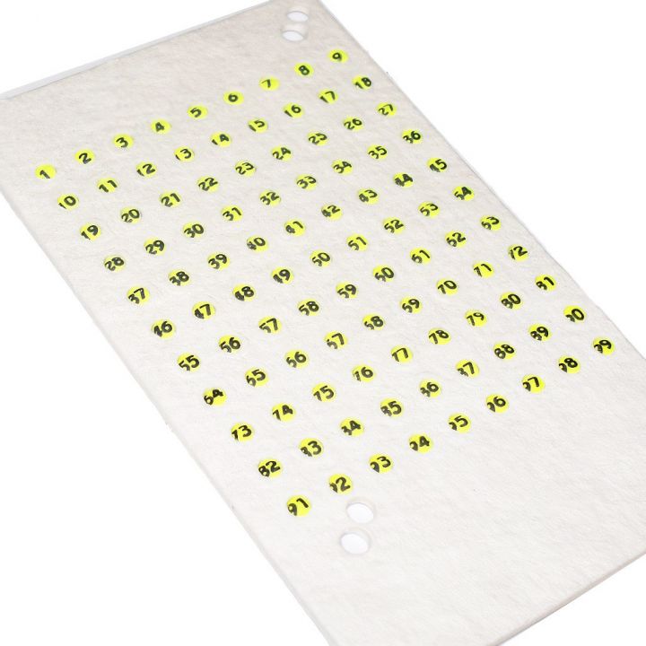 Opalitové značky - 1-99 různé barvy