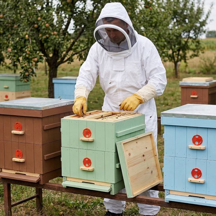 Kombinéza včelařská kosmonaut s kuklou vel.: S - XXL