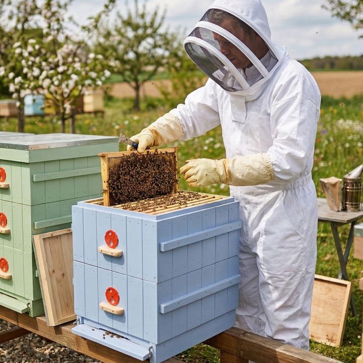 Kombinéza včelařská kosmonaut s kuklou vel.: S - XXL