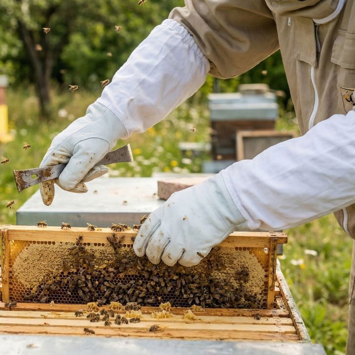 Rukavice včelařské - kozinka - vel.: S-XXL