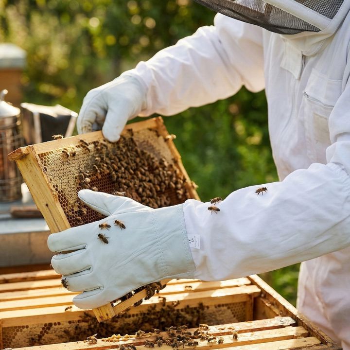 Rukavice včelařské - kozinka - vel.: S-XXL