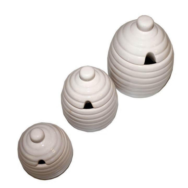 Keramická dóza na med