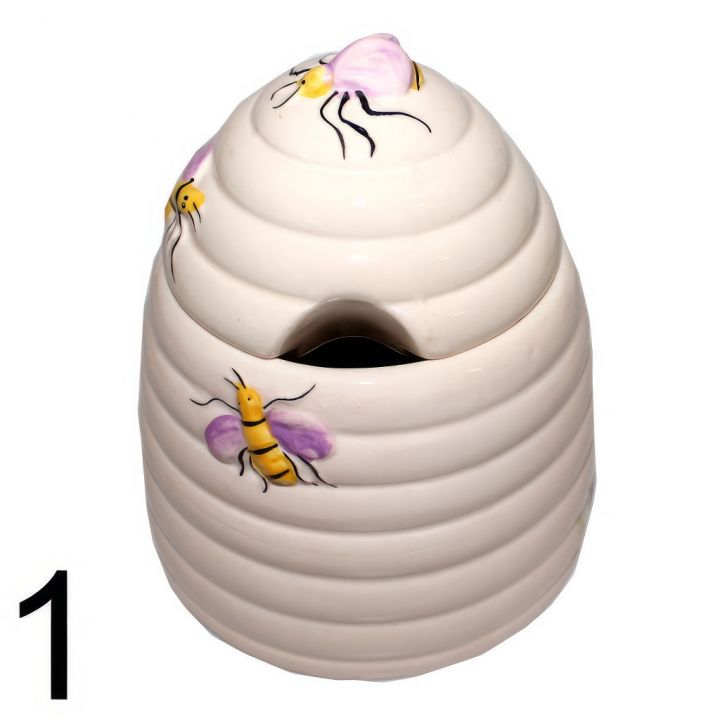 Keramická dóza na med