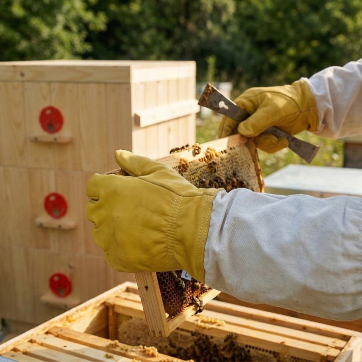 Rukavice včelařské - impregnované - vel.: S-XXL