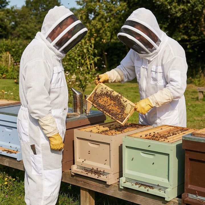 Profi kombinéza včelařská s kuklou vel: S-XXL