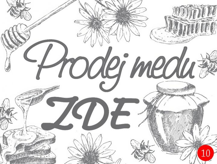 Cedule / tabule - prodej medu