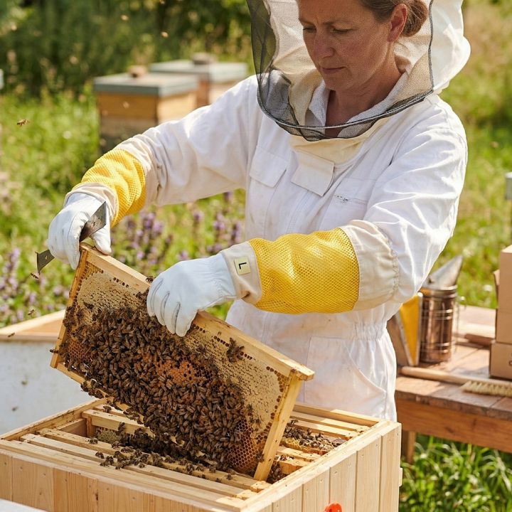 Rukavice včelařské - s větráním - vel.: S-XXL