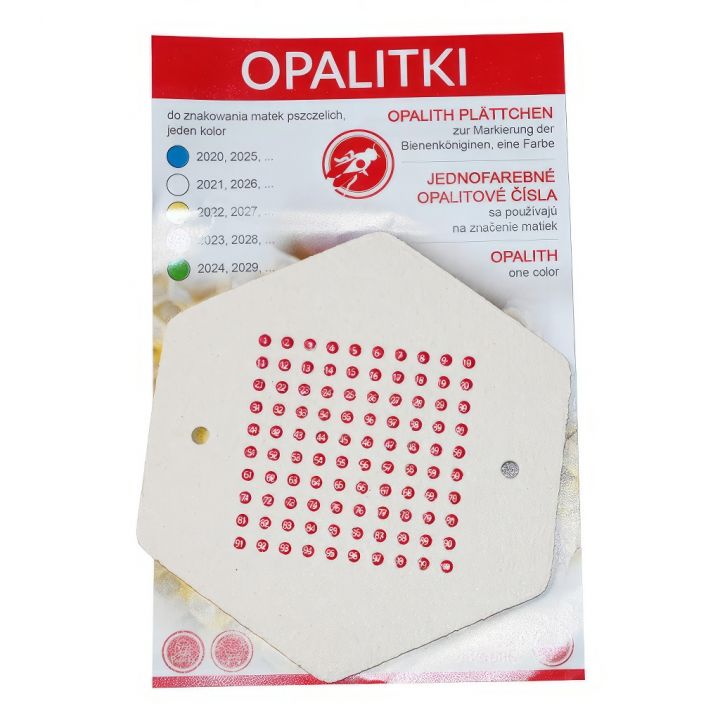 Opalitové značky - 1-100 PL různé barvy