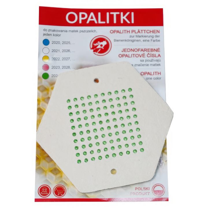 Opalitové značky - 1-100 PL různé barvy