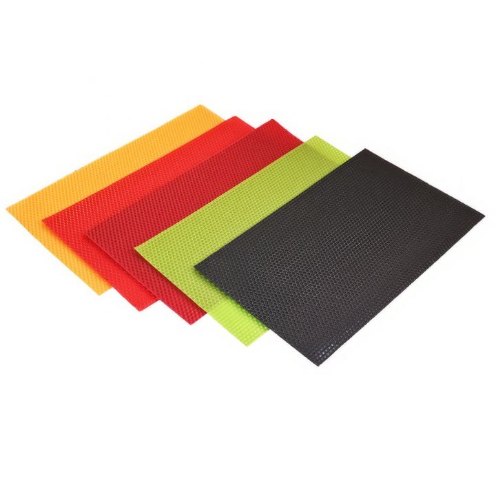 Mezistěny z včelího vosku - barevné - nelámavé - 37x21,5