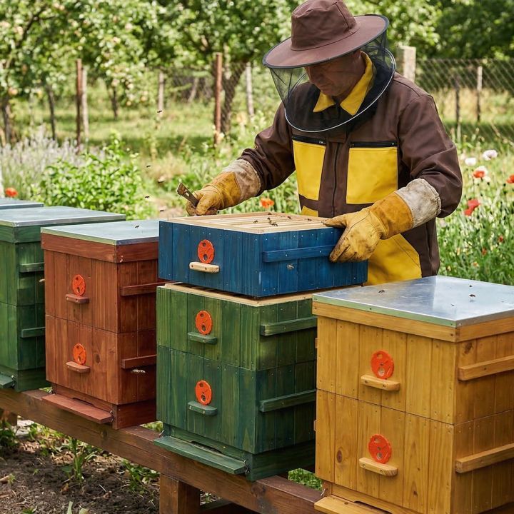 Bunda včelařská hnědá, vel.: S-XXXL - CZ