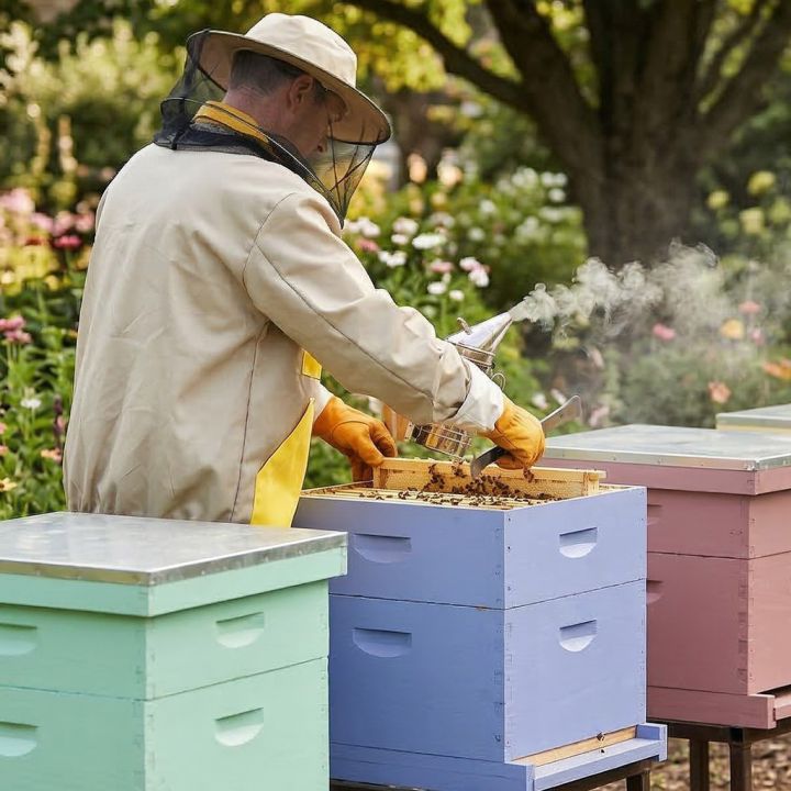Bunda včelařská béžová, vel.: S-XXXL - CZ