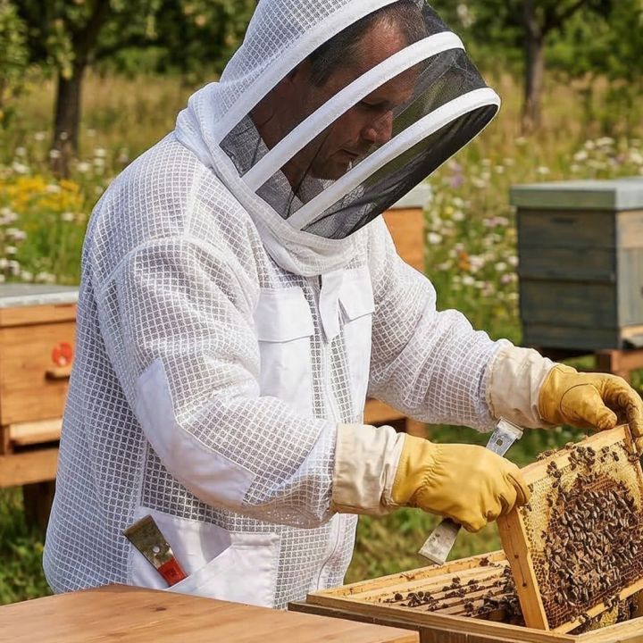 Profi bunda včelařská s kuklou vel: S-XXL