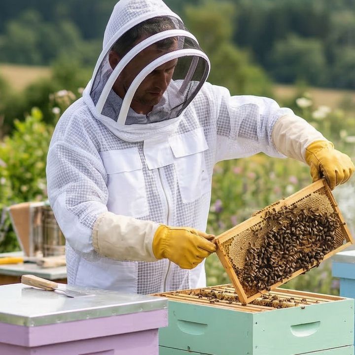 Profi bunda včelařská s kuklou vel: S-XXL