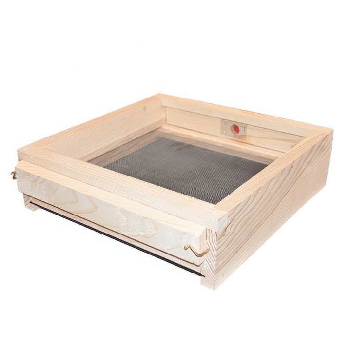 Celozasíťované varroa dno - nerez - celodřevěný úl