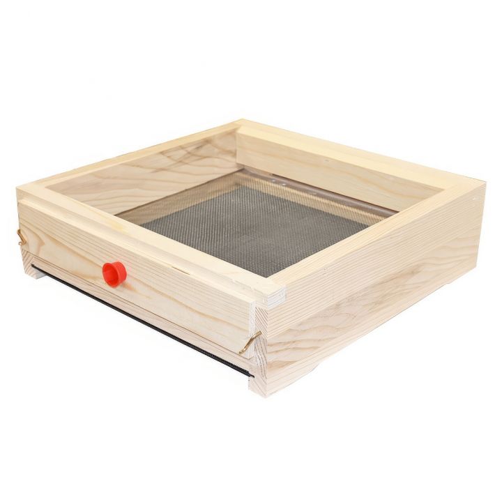 Celozasíťované varroa dno - nerez - celodřevěný úl