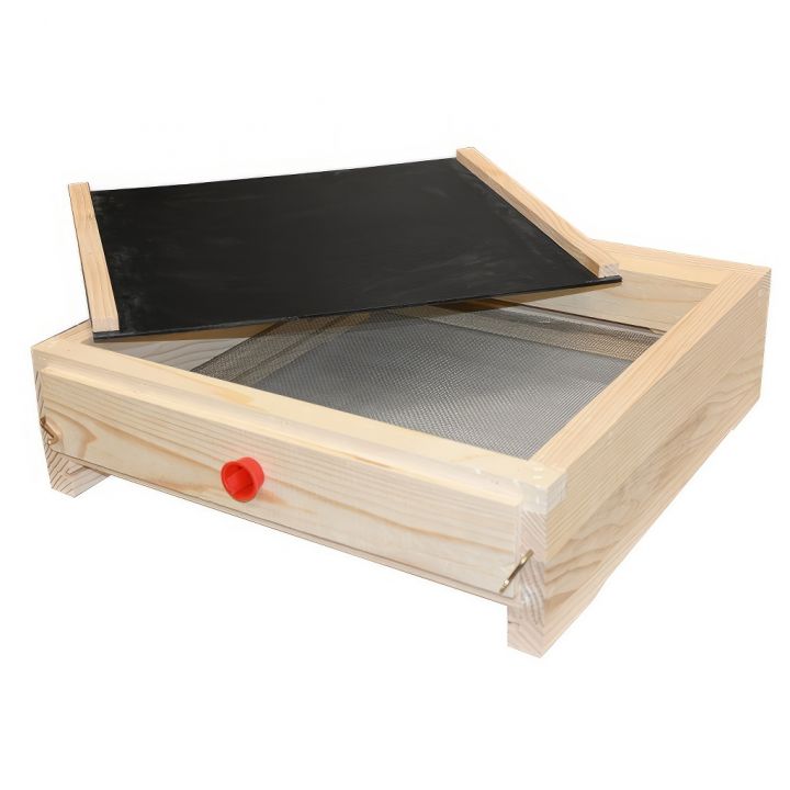 Celozasíťované varroa dno - nerez - celodřevěný úl