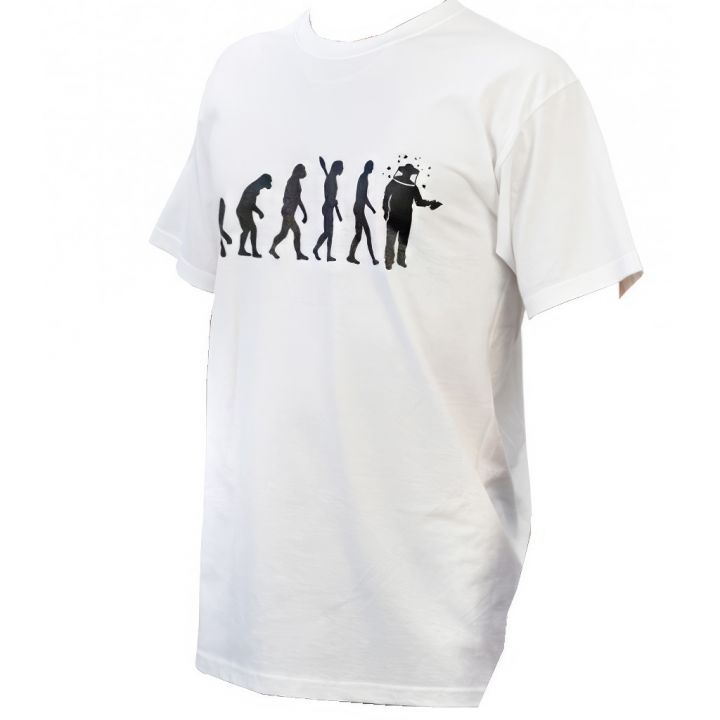 Včelařské tričko ApiSina Evolution, bílé