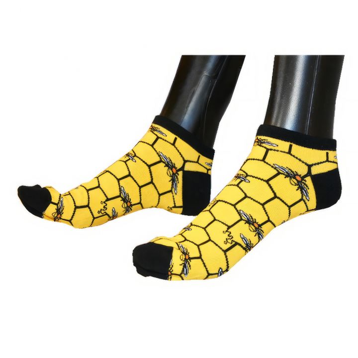 81896X-vcelarske-ponozky-bieno-design-plastev-05.jpg_1 Ponožky Bieno Design - kotníkové - plástev