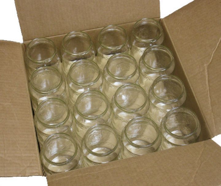 Sklenice na 1kg medu Včela 770 ml - 80 ks