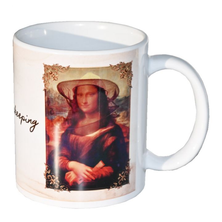 Hrneček "Mona Lisa včelařka"