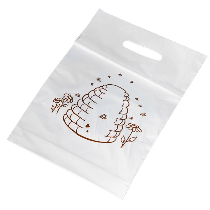 Igelitové tašky s úlem 25×35 cm - 50 ks