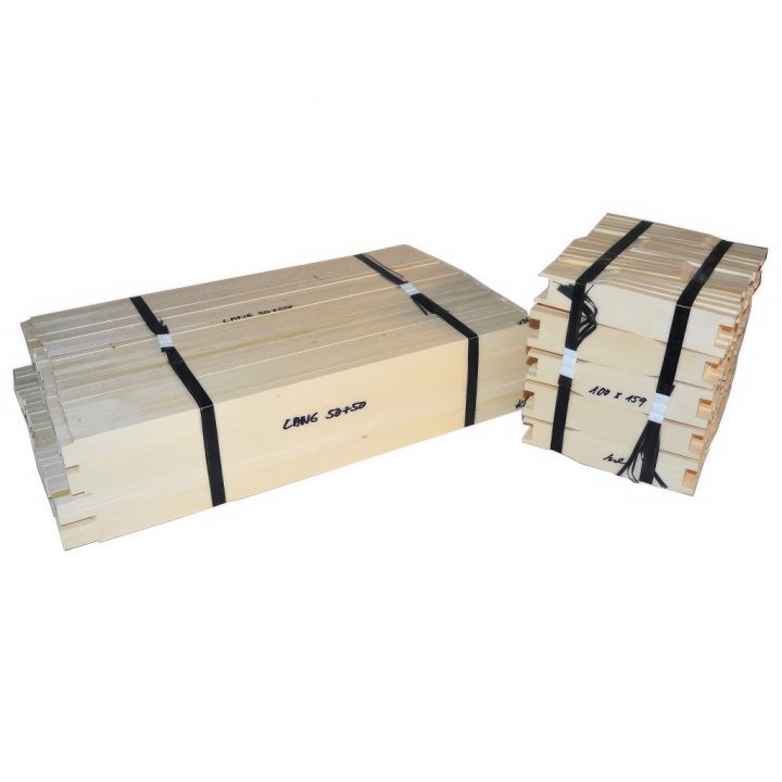 Lipové přířezy na rámky – Langstroth 159 – Hoffman - 50 ks