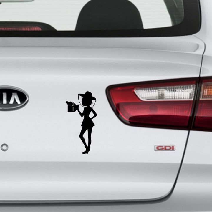 Samolepka včelařka - černá