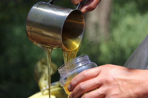Ztekucování medu