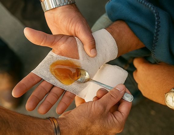 Využití medu při ošetřování ran
